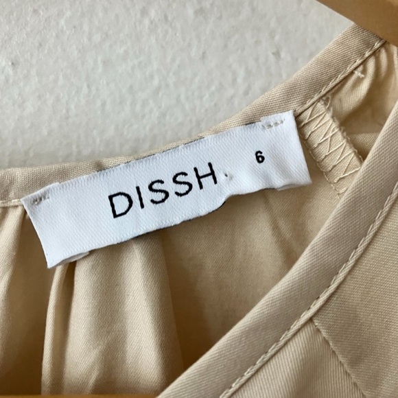 DISSH Beige Tiered Mini Dress - Picture 4 of 4